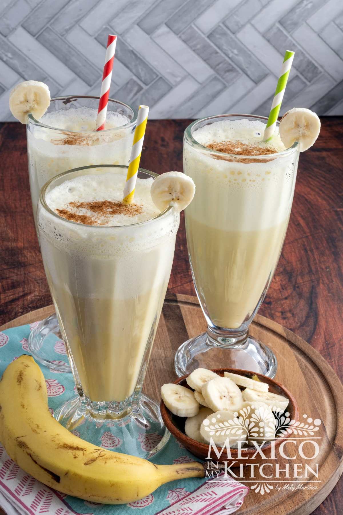 Smoothie proteico de banana